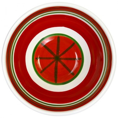 Sicilian round ceramic Appetizers Plate de simone pottery Capri BUFCA Sicilian round ceramic Appetizers Plate de simone pottery Capri BUFCA